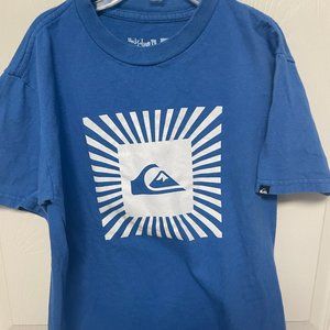 Quicksilver Youth T-shirt Blue size Small (8)
